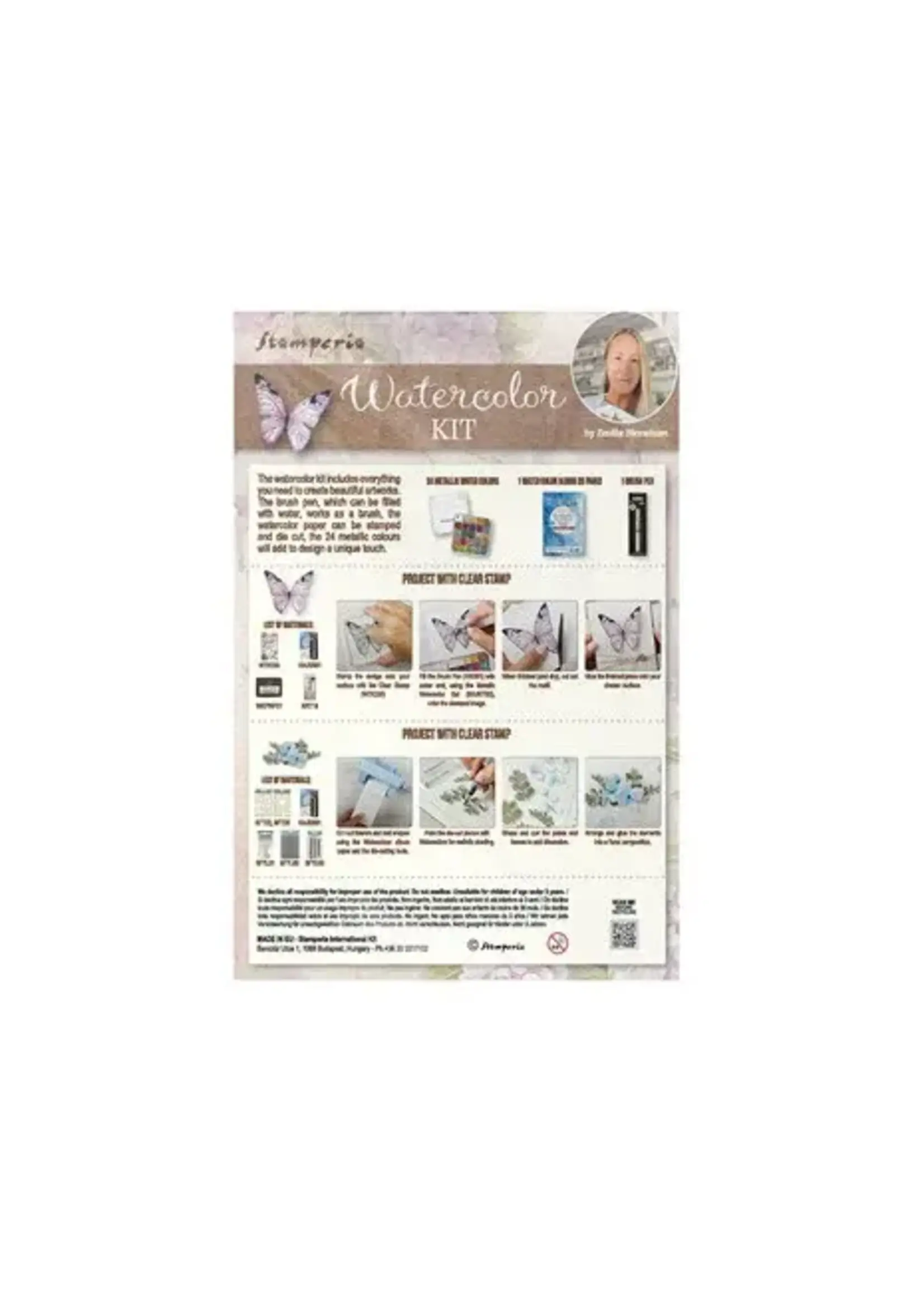 Watercolor Kit (Metallic Watercolors/Album/Brush Pen) (KAJSX01)