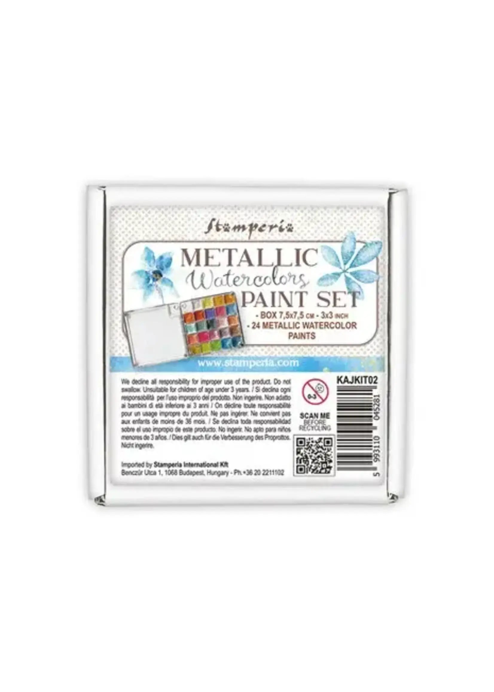 Watercolor Kit (Metallic Watercolors/Album/Brush Pen) (KAJSX01)