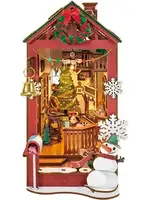 Robotime Book Nook Christmas Indoor Scene