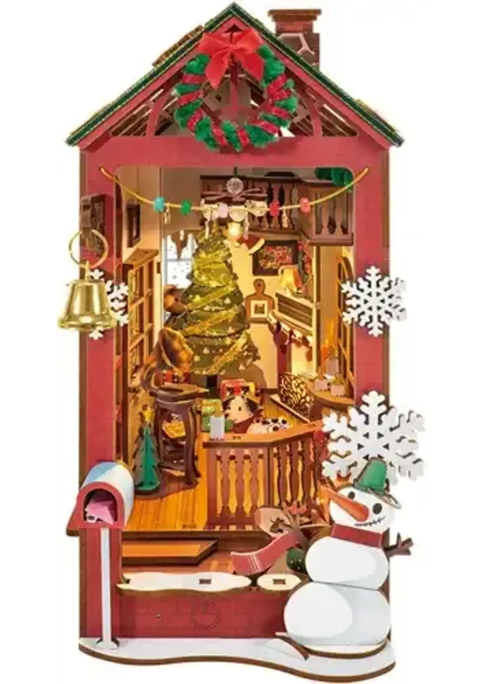 Robotime Book Nook Christmas Indoor Scene
