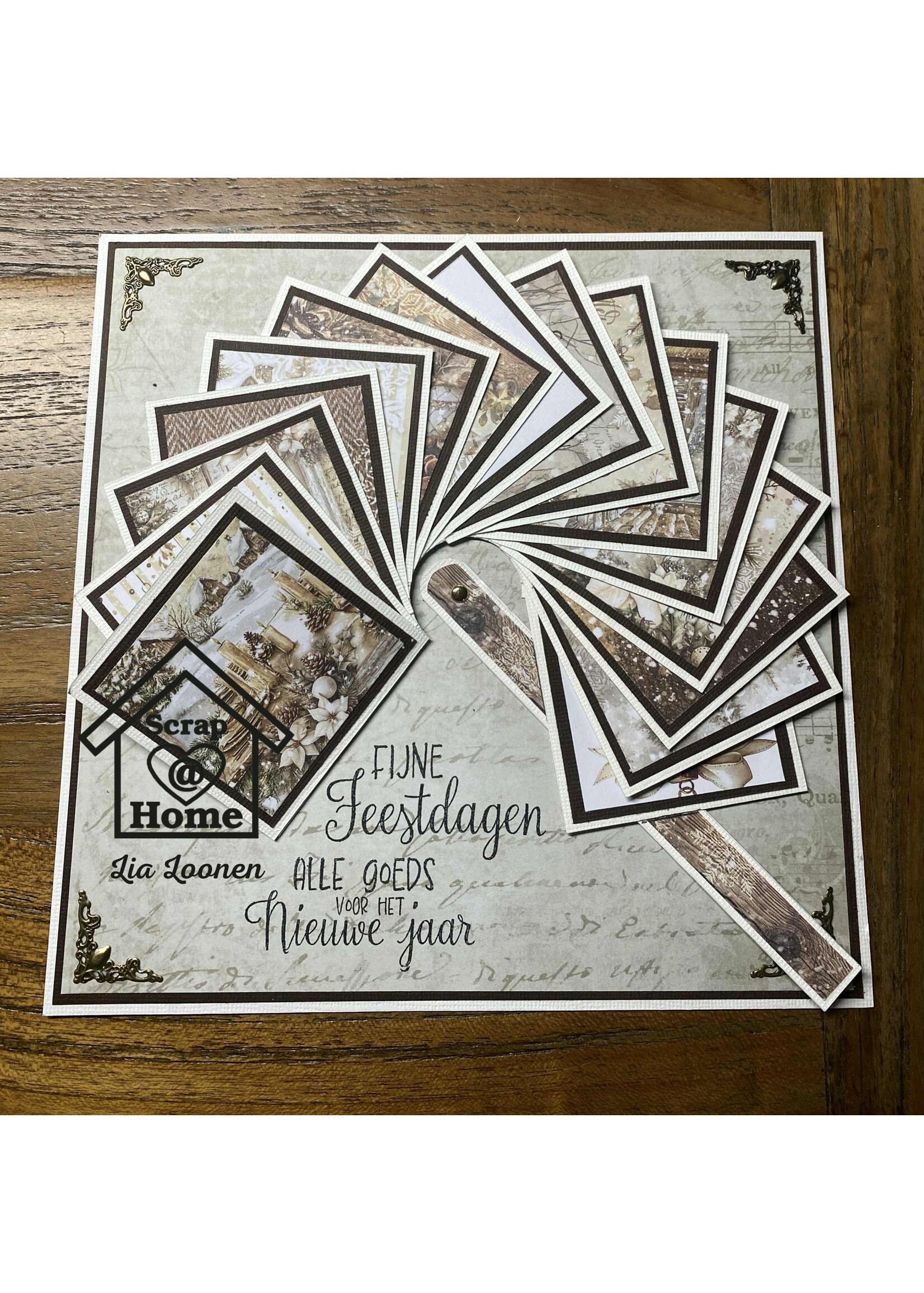 Roterende watervalkaart in 2 maten Lia