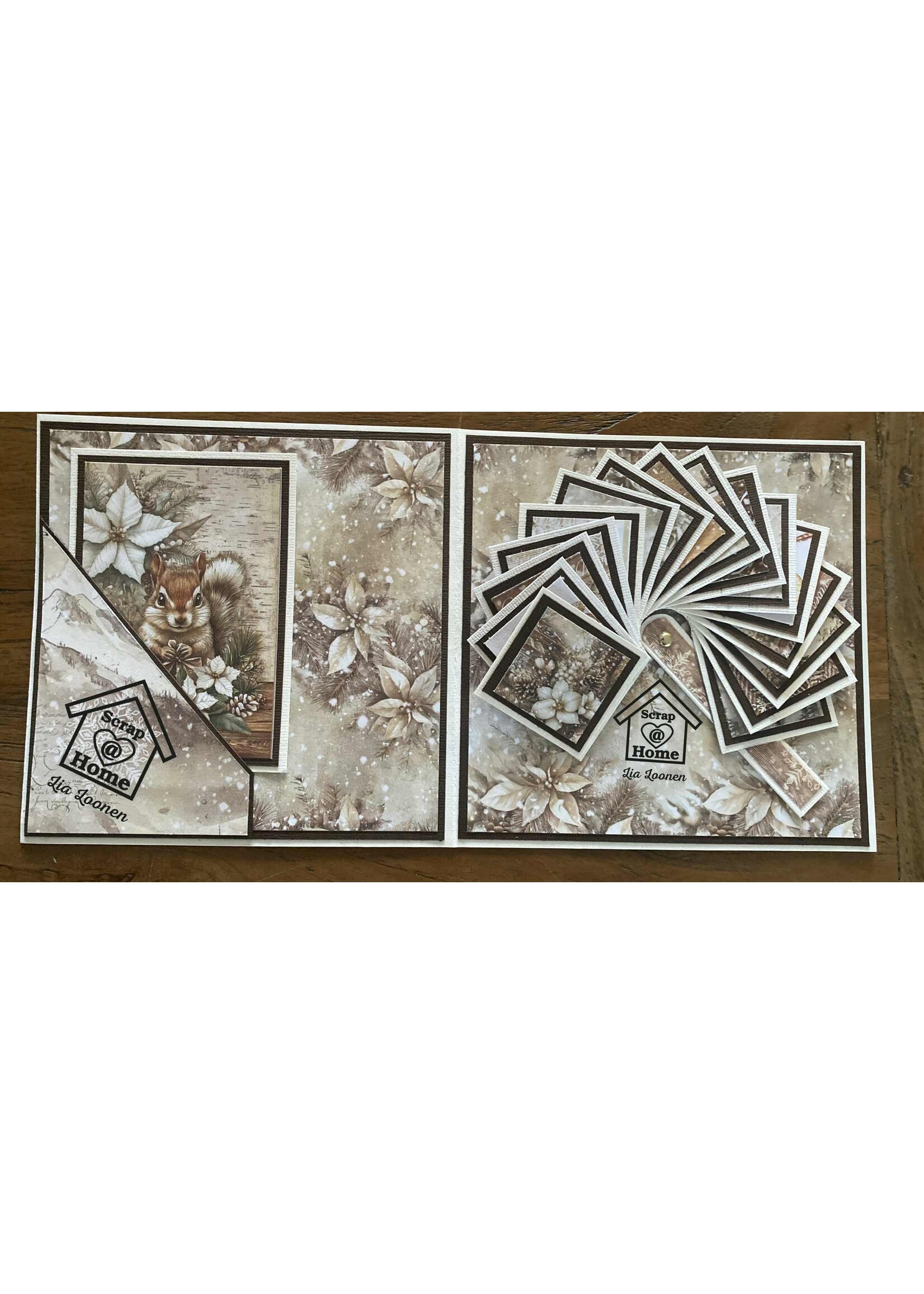 Roterende watervalkaart in 2 maten Lia