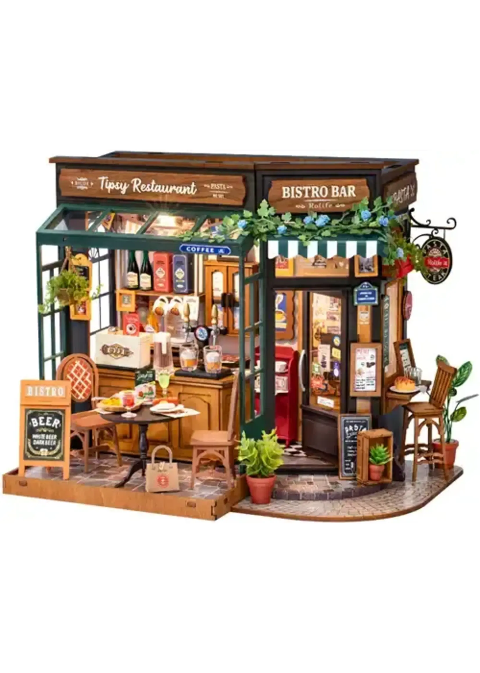 Robotime Tipsy Restaurant