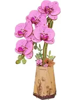 Robotime Purple Moth Orchid