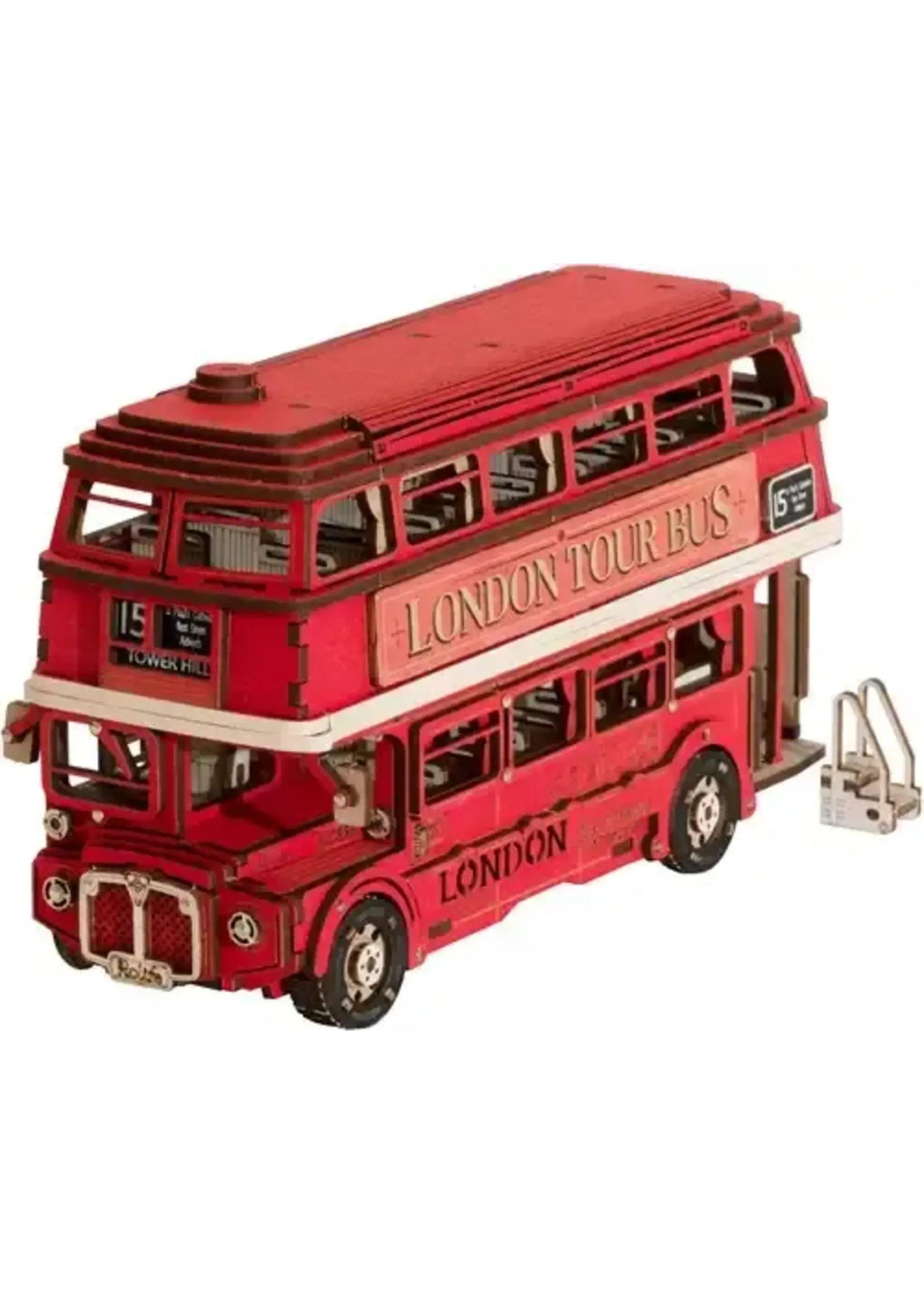 Robotime London Tour Bus