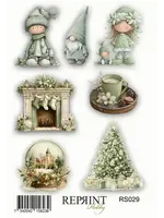 Home For Christmas 10x20cm Stickers (RS029)