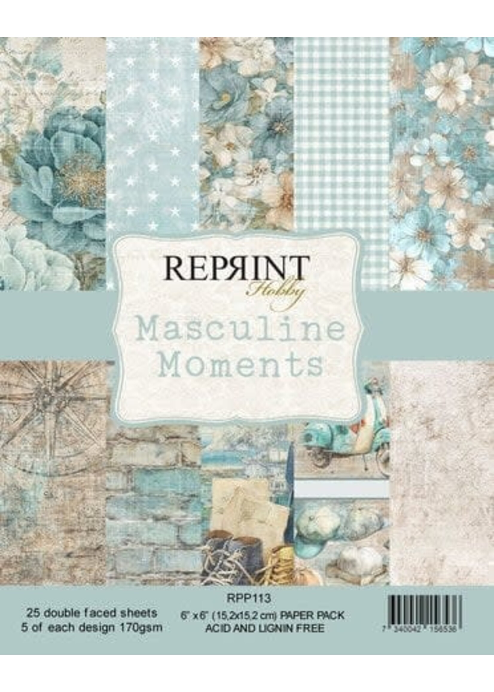 Masculine Moments 6x6 Inch Paper Pack (RPP113)