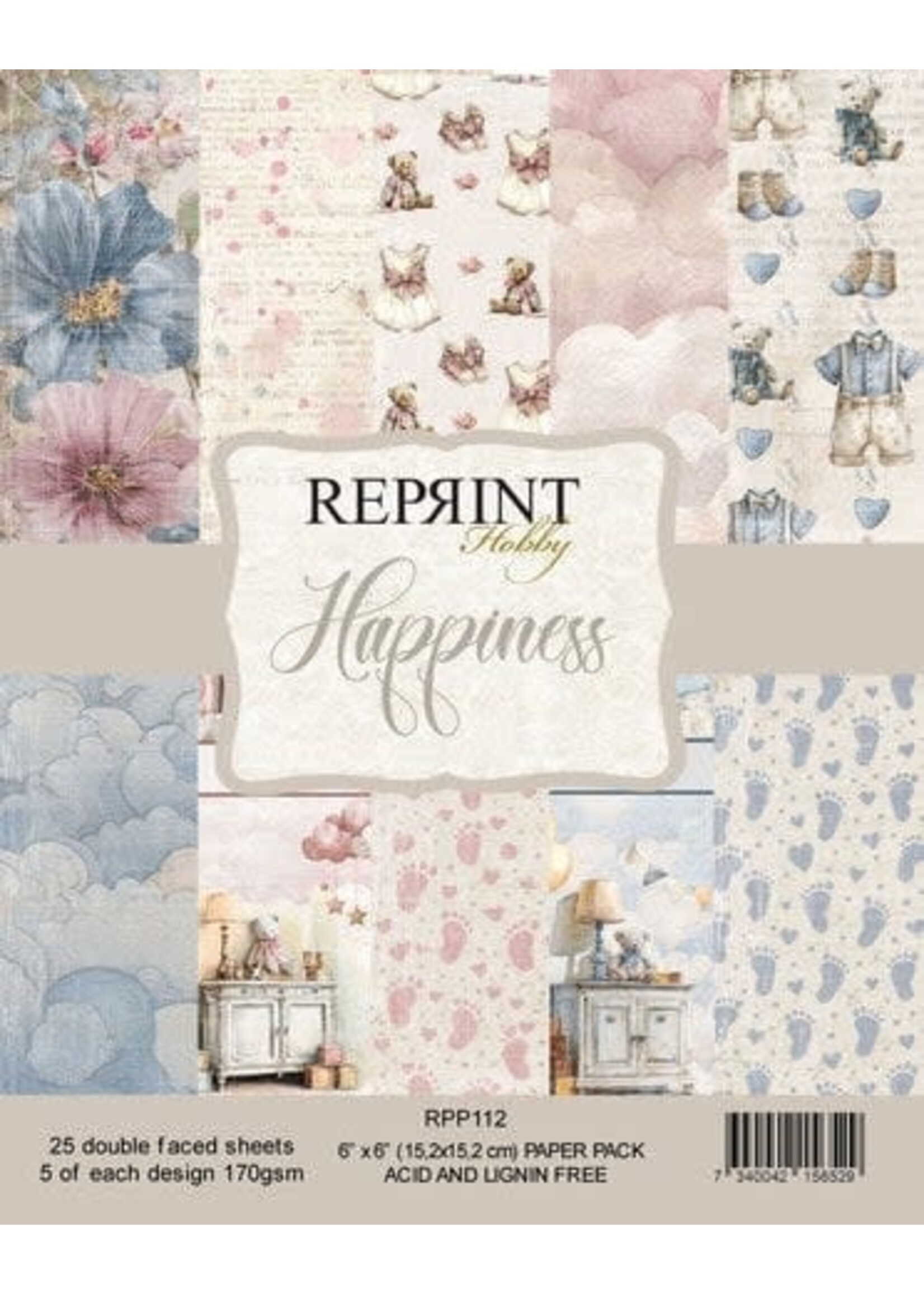 Happiness 6x6 Inch Paper Pack (RPP112)
