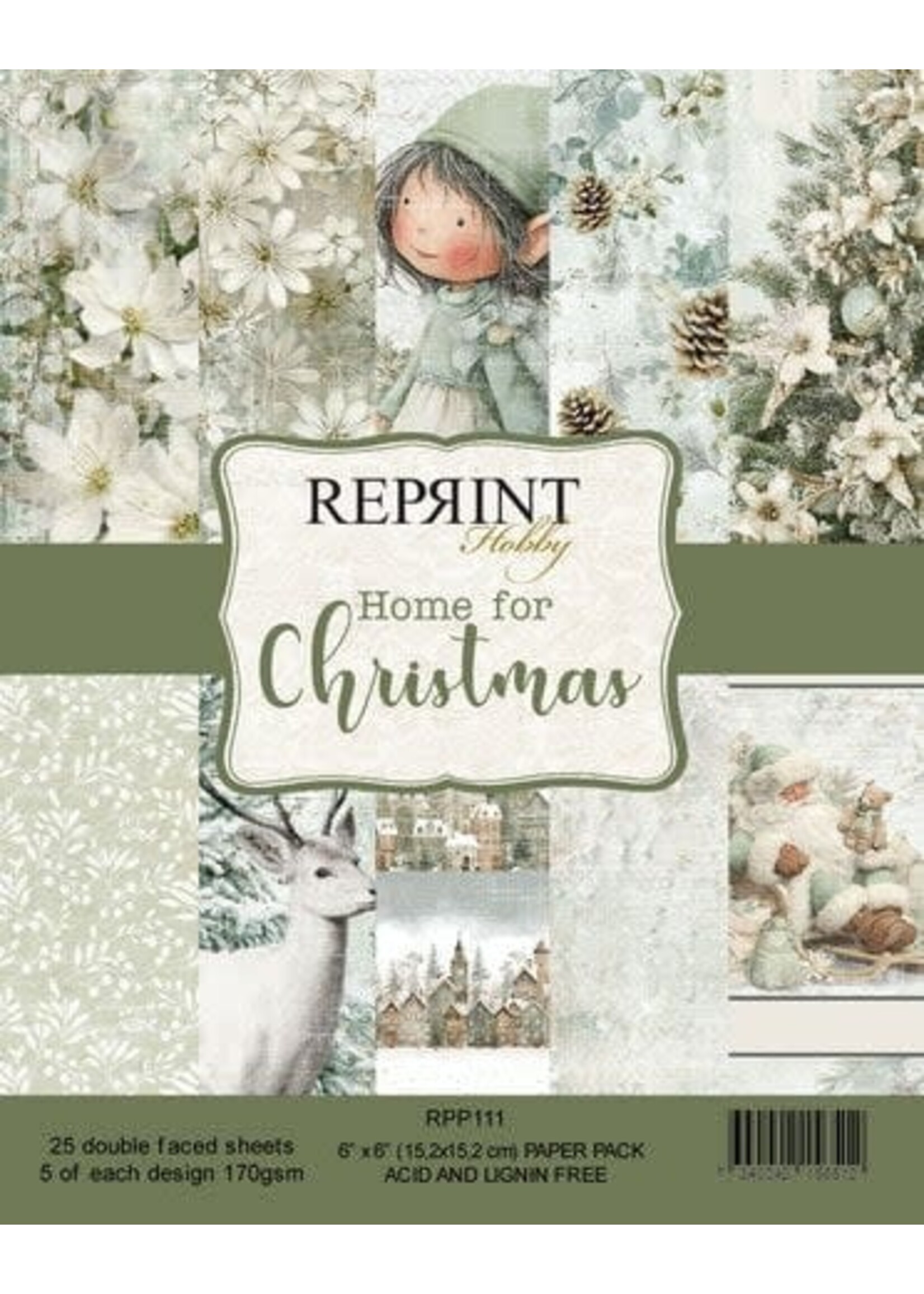 Home For Christmas 6x6 Inch Paper Pack (RPP111)