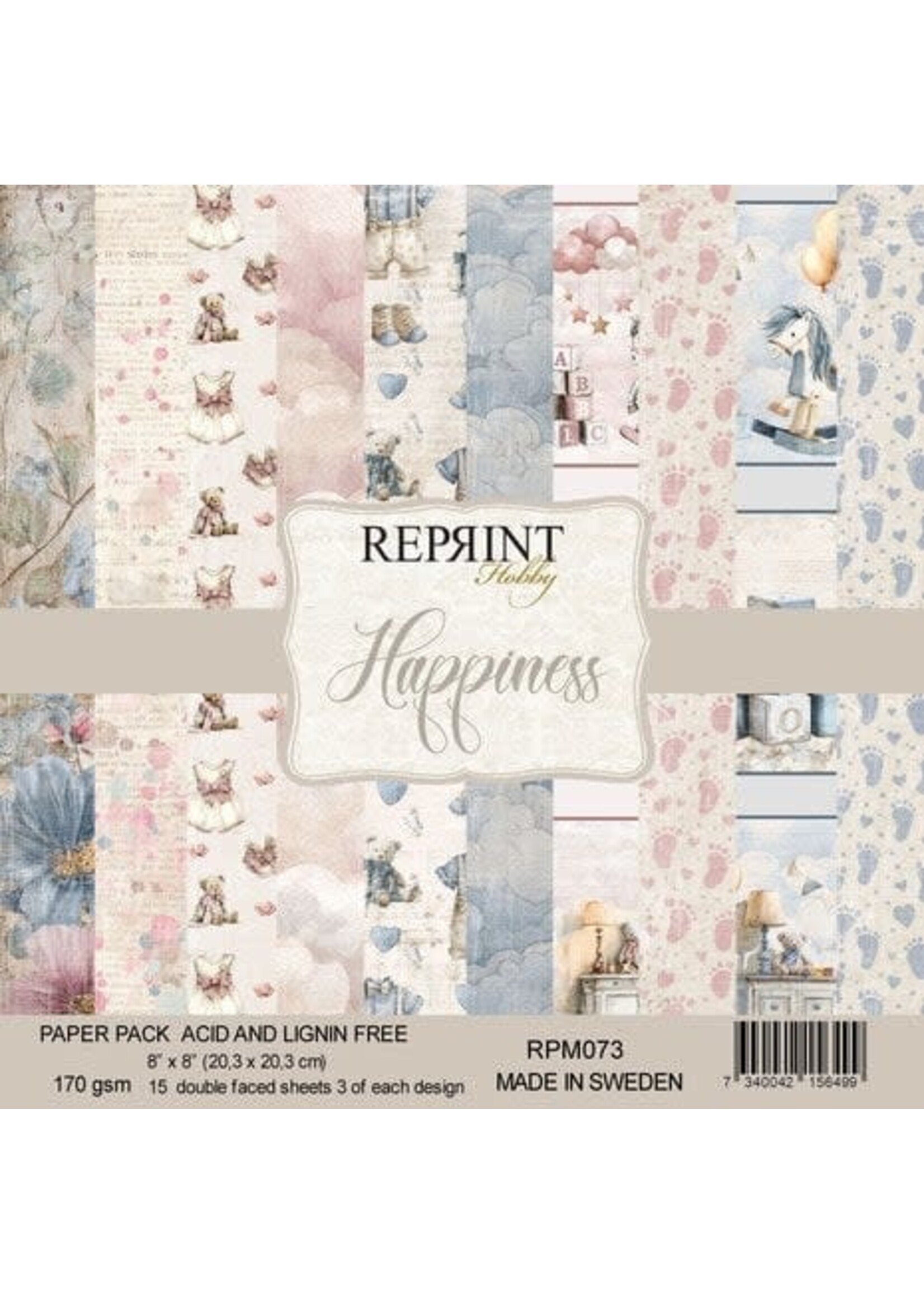 Happiness 8x8 Inch Paper Pack (RPM073)