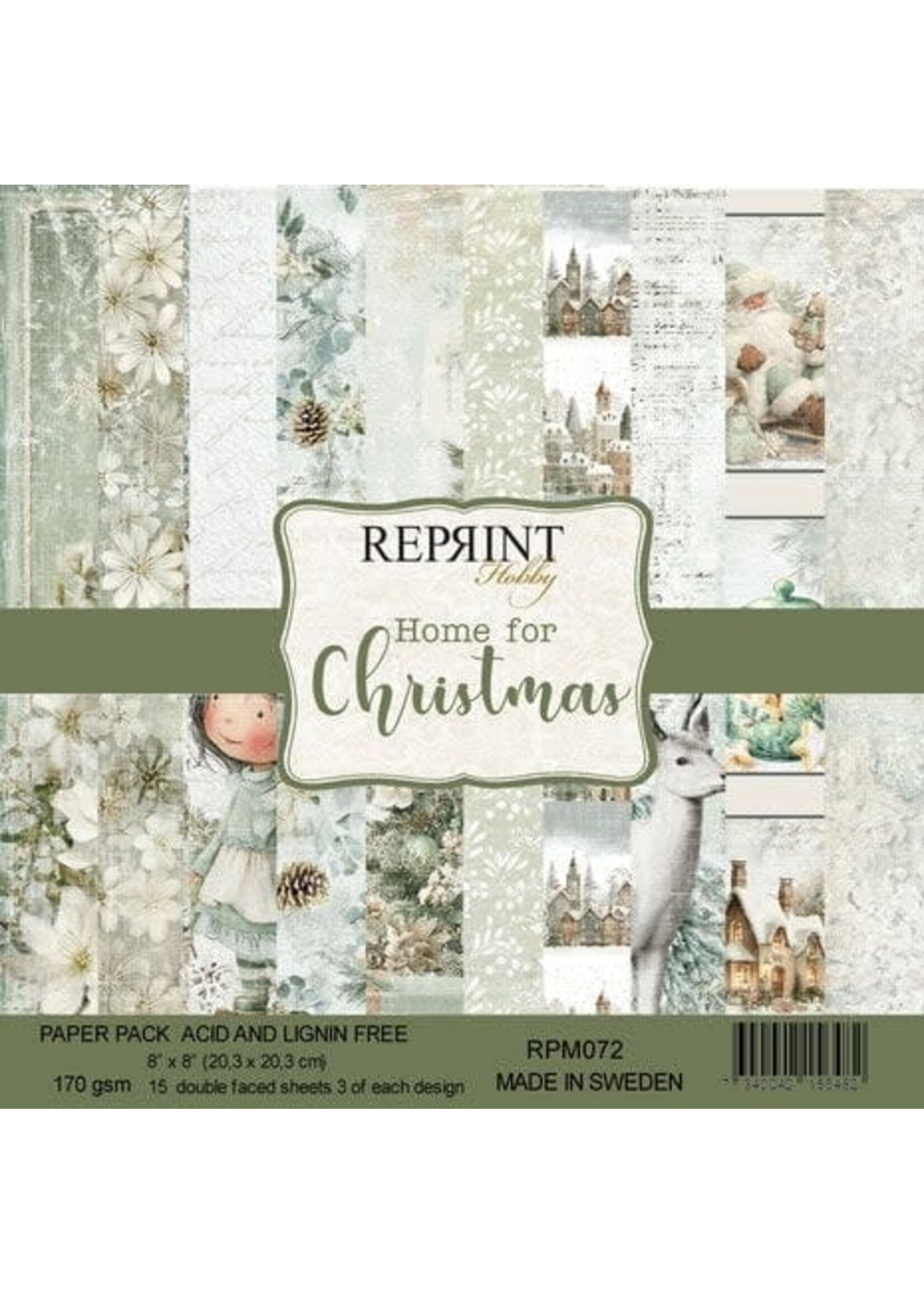 Home For Christmas 8x8 Inch Paper Pack (RPM072)