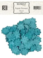 Paper Flowers Turqouise (100pcs) (FL008)