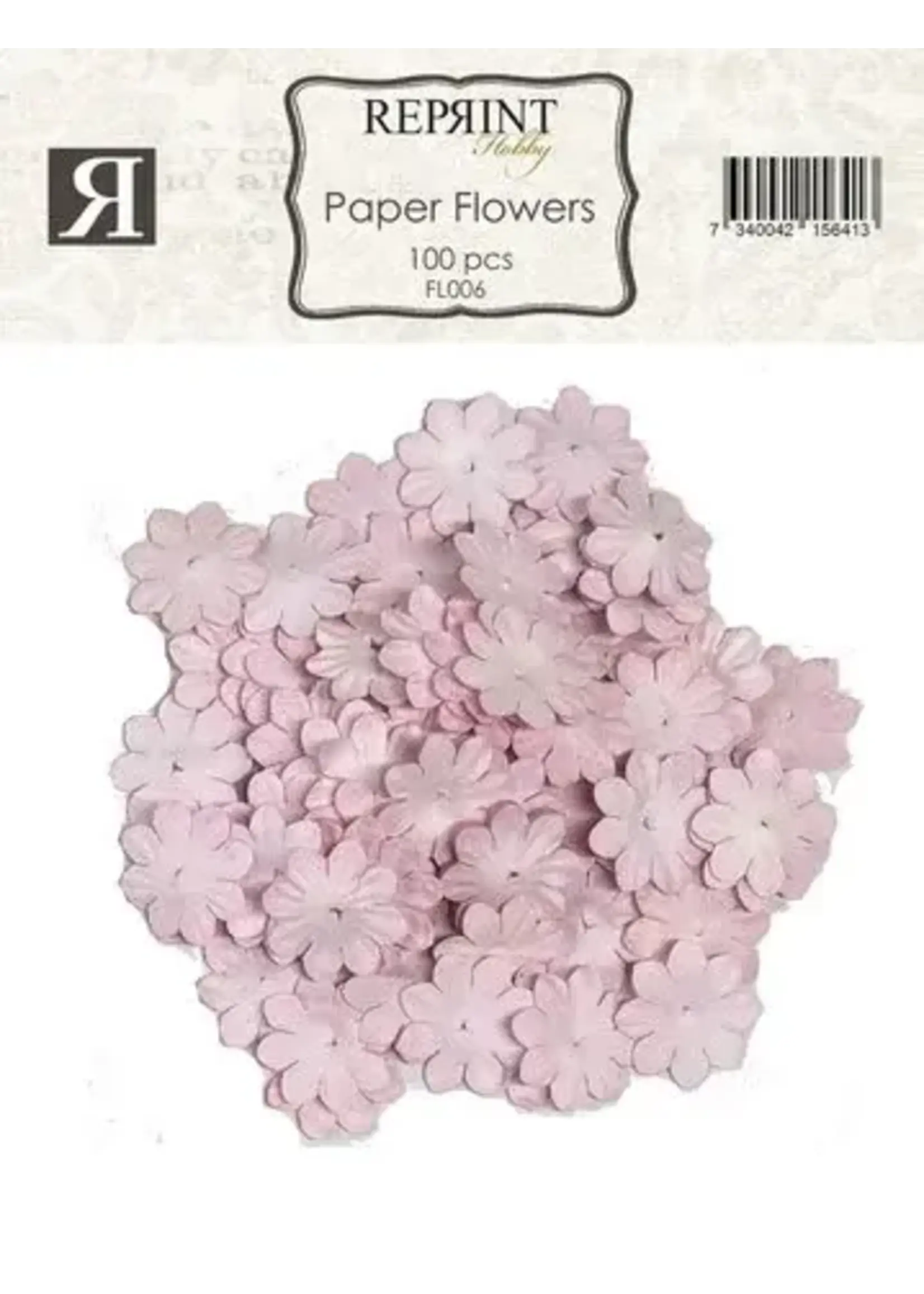Paper Flowers Pink (100pcs) (FL006)