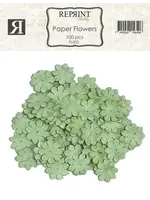 Paper Flowers Green (100pcs) (FL005)