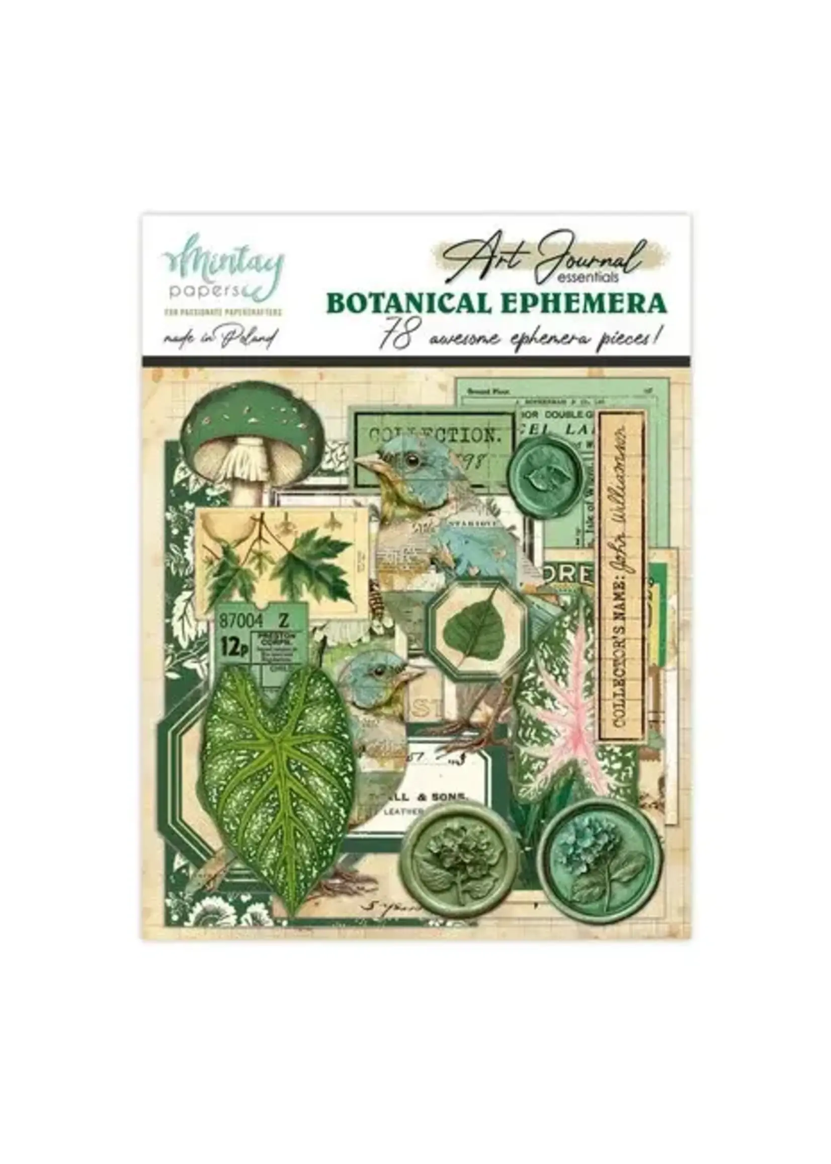 Art Journal Ephemera Pack Botanical (78pcs) (MT-ART-C01)