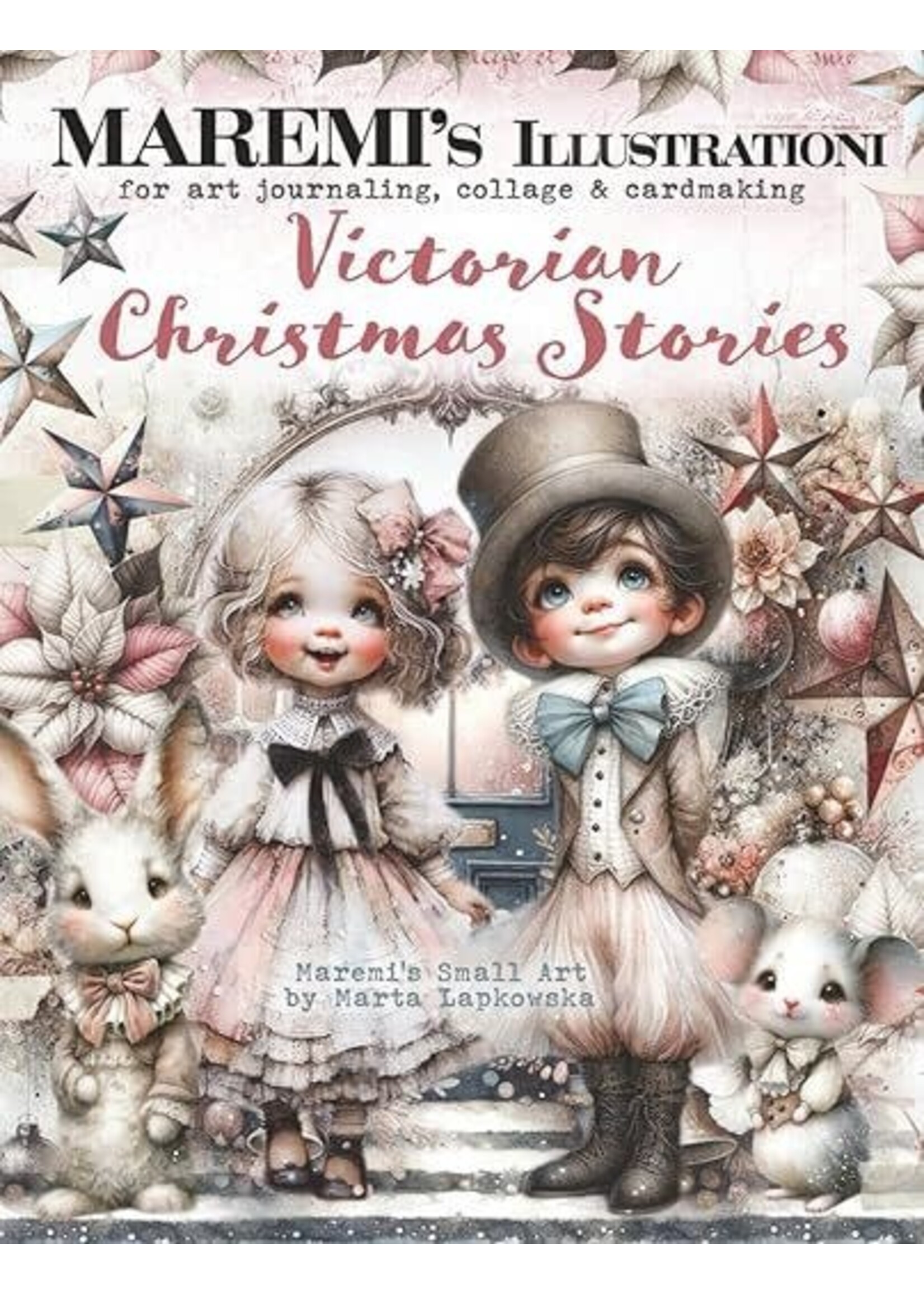 Maremi's Small Art - Illustrationi Collage Ephemera for Art Journaling - Victorian Christmas Stories