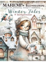 Maremi's Small Art - Illustrationi Collage Ephemera for Art Journaling - Winter Tales & Backgrounds