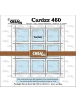 Cardzz Stansen Vierkant Postzegelvel Taylor met 9 Vierkanten (CLCZ460)