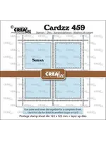 Cardzz Stansen Vierkant Postzegelvel Susan met 4 Vierkanten (CLCZ459)