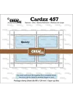 Cardzz Stansen Rechthoekig Postzegelvel Quinty met 4 Rechthoeken (CLCZ457)