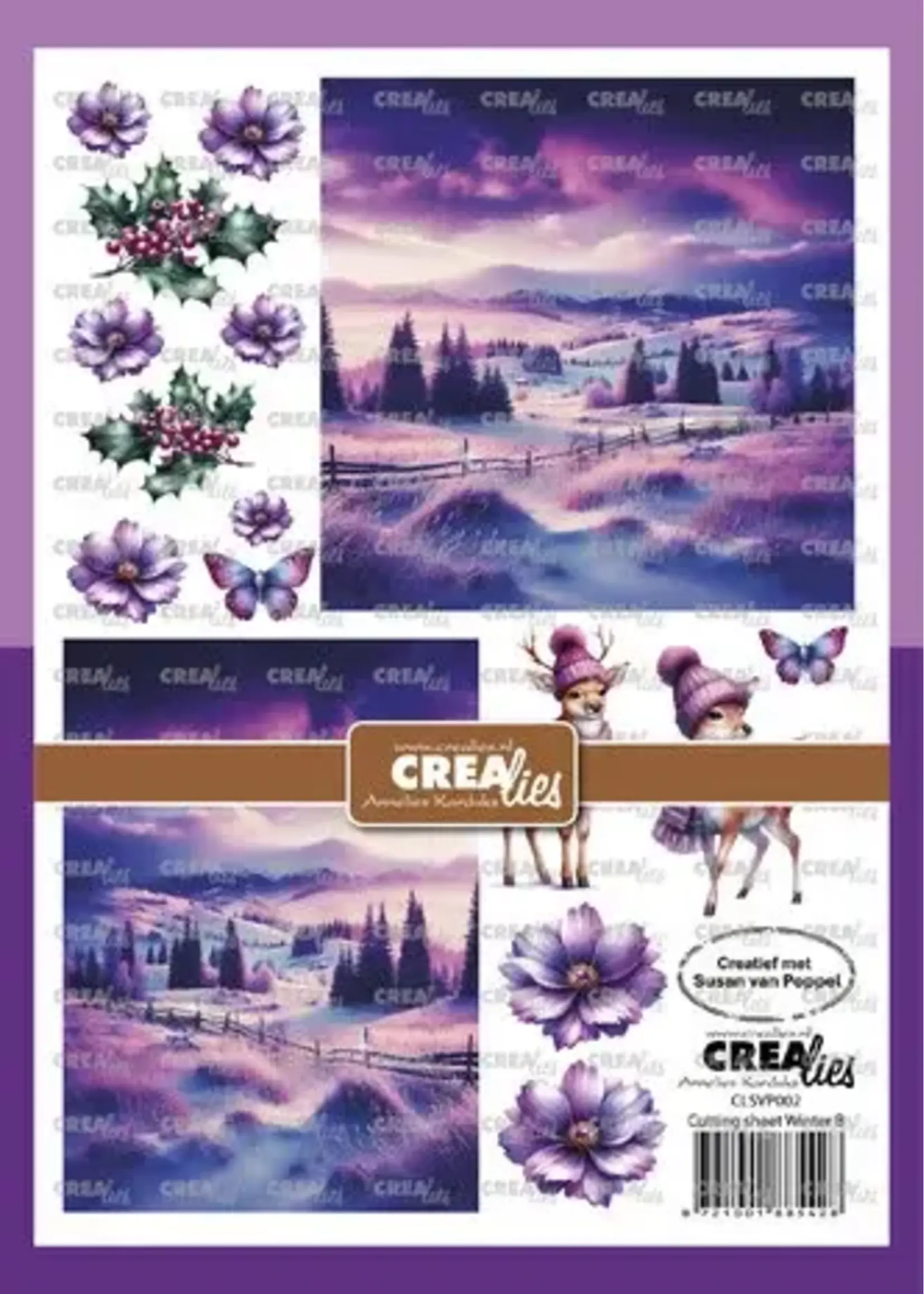 Cutting Sheets Papier Knipvel Winter B (1pcs) (CLSVP002)