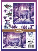 Cutting Sheets Papier Knipvel Winter A (1pcs) (CLSVP001)