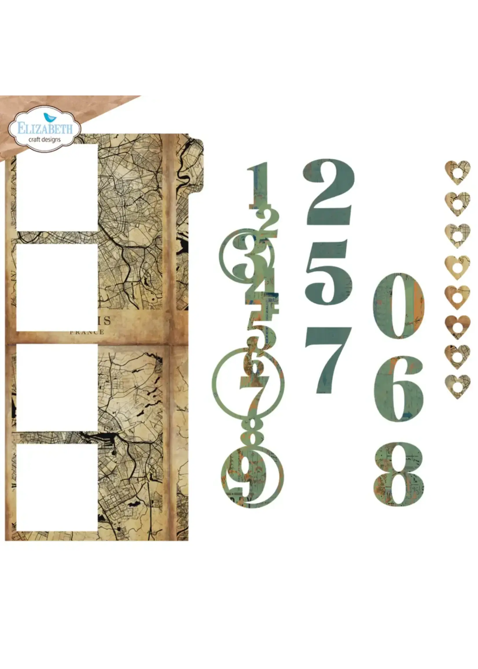 SET Winter Wanderlust  Deze set bestaat uit: snijmallen 2313 t/m 2318 clearstempels CSD435, CS436 t/m CS438