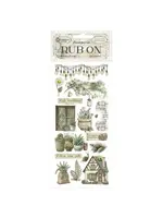 Herbarium Silvae Rub-On 8,33x2,36 Inch Cottage (DFLRB209)