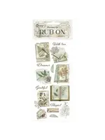 Herbarium Silvae Rub-On 8,33x2,36 Inch Botanical ooks (DFLRB210)