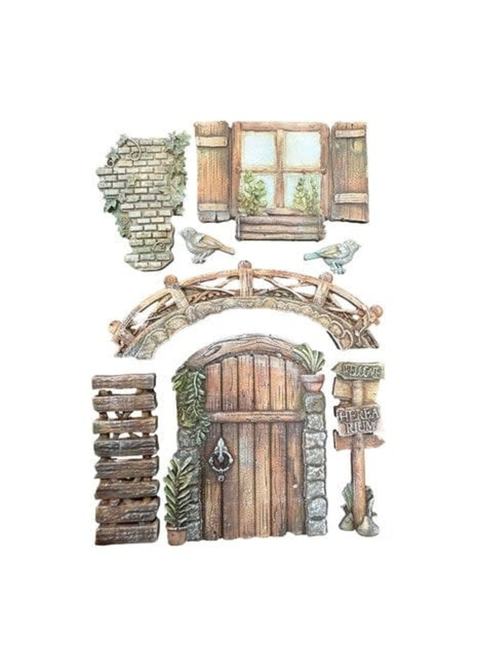 Herbarium Silvae A5 Silicon Mould Bridge (KACMA598)