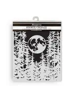 Herbarium Silvae Thick Stencil 20x25cm Moon in the Forest (KSTD194)