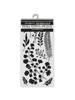 Herbarium Silvae Thick Stencil 12x25cm Leaves (KSTDL137)