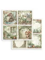 Herbarium Silvae 12x12 Inch Paper Sheet 4 Cards (1pcs) (SBB1114)