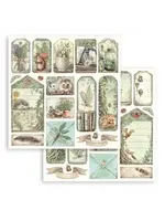 Herbarium Silvae 12x12 Inch Paper Sheet Tags and Letters (1pcs) (SBB1115)