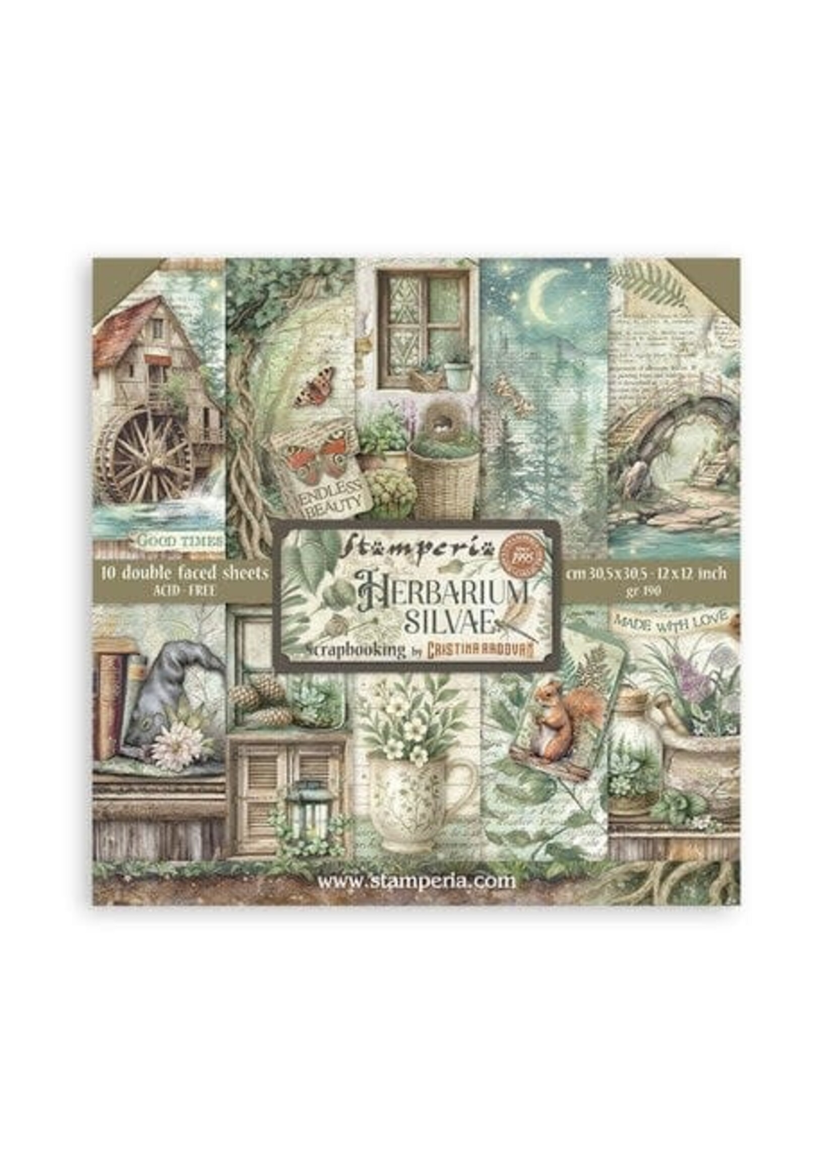 Herbarium Silvae 12x12 Inch Paper Pack (SBBL179)