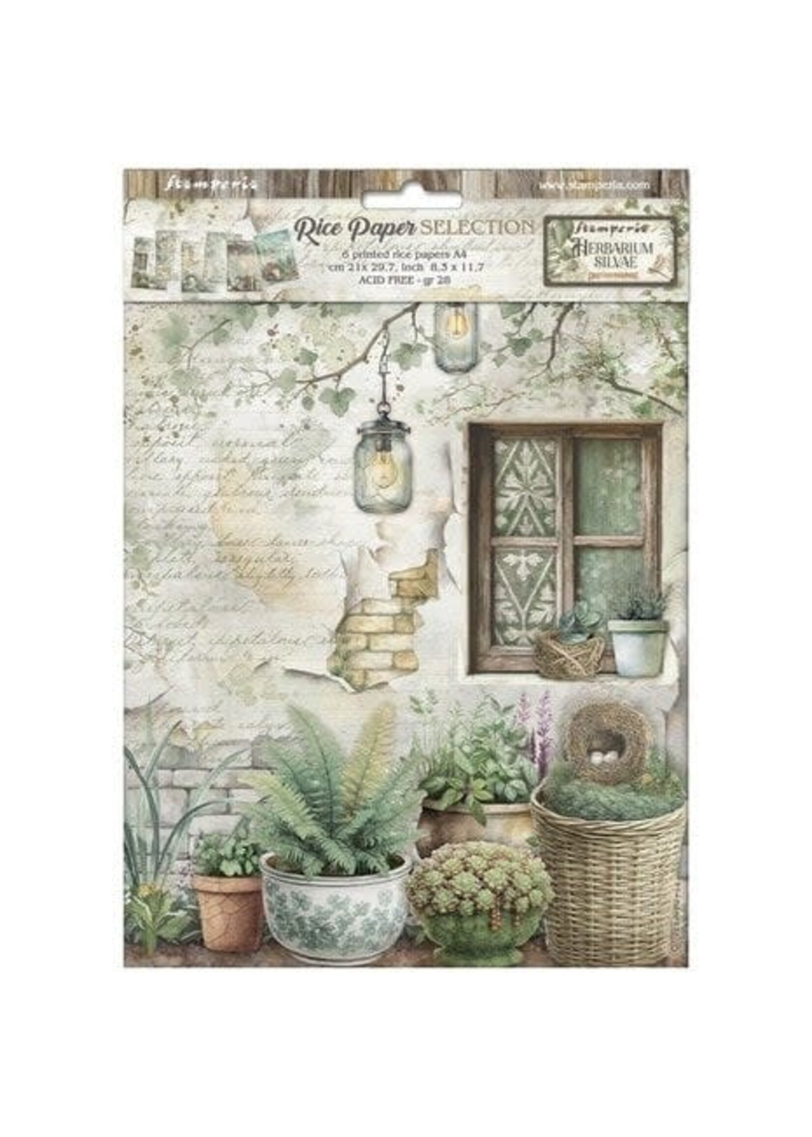 Herbarium Silvae A4 Rice Paper Selection (6pcs) (DFSA4XHS)