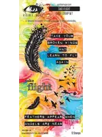 Time To Fly 4x8 Inch Stamp Set Take Flight (VIS-TAF-01)