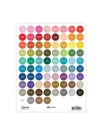 Tim Holtz Distress Large Round Label Sheet Black (TDA90397)