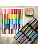 Tim Holtz Distress Ink Pad Label Sheet White (TDA90366)