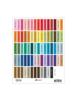 Tim Holtz Distress Ink Pad Label Sheet Black (TDA90359)