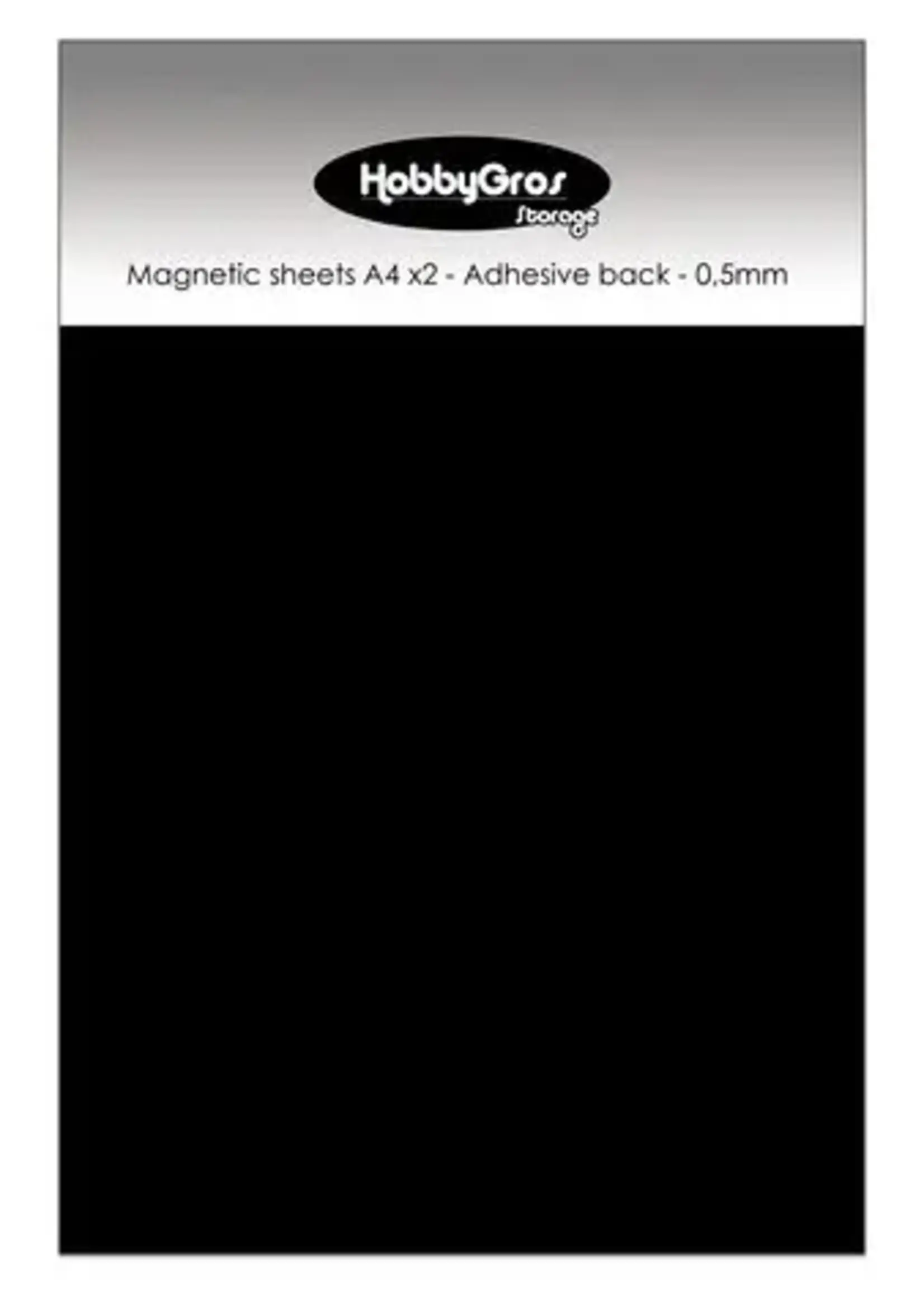 Magnetic Sheets A4 Adhesive Back 0.5mm (2pcs) (SS109)