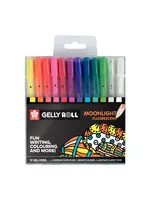 Sakura • Gelly roll gelpen Moonlight fluorescent 12stuks Sakura POXPGBMOO12