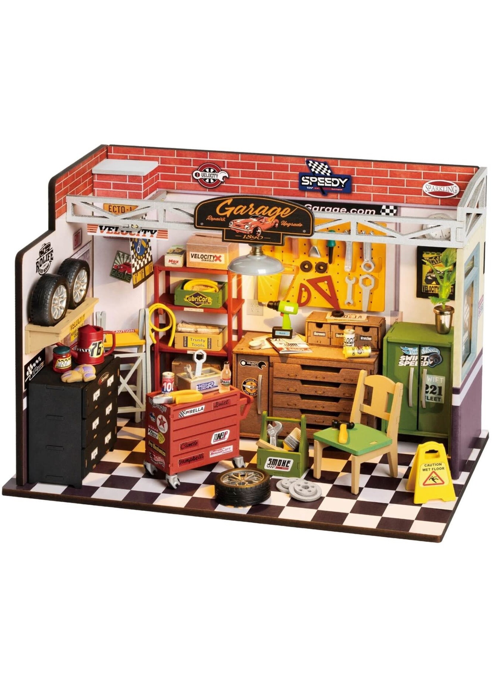 Robotime Garage Workshop