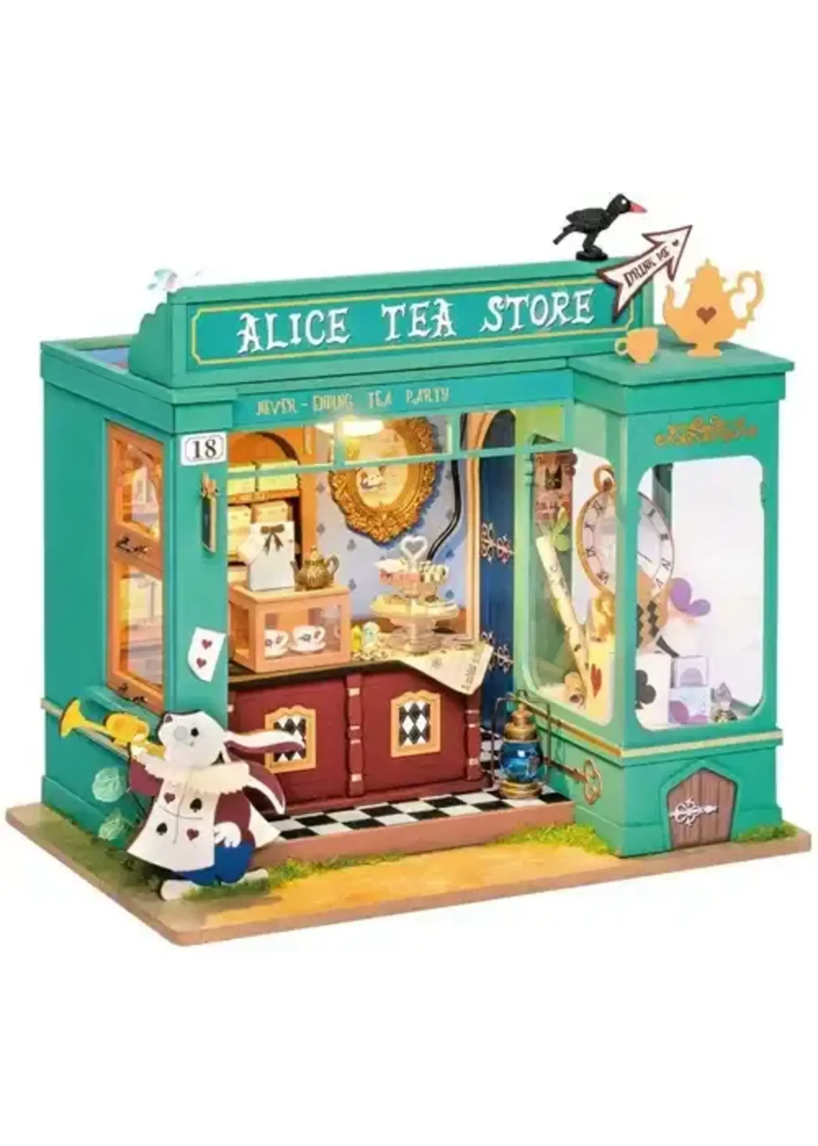 Robotime Alice's Tea Store
