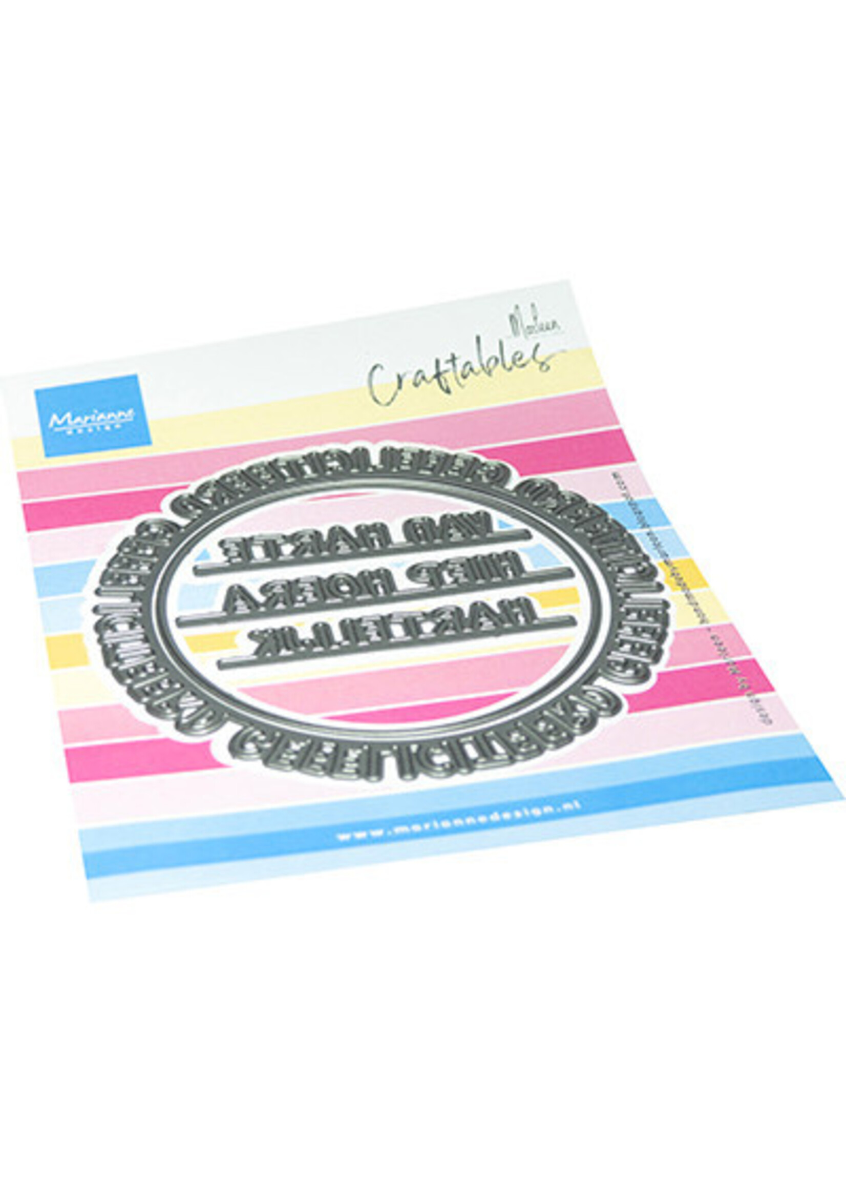 CR1714 - Gefeliciteerd cirkel by Marleen