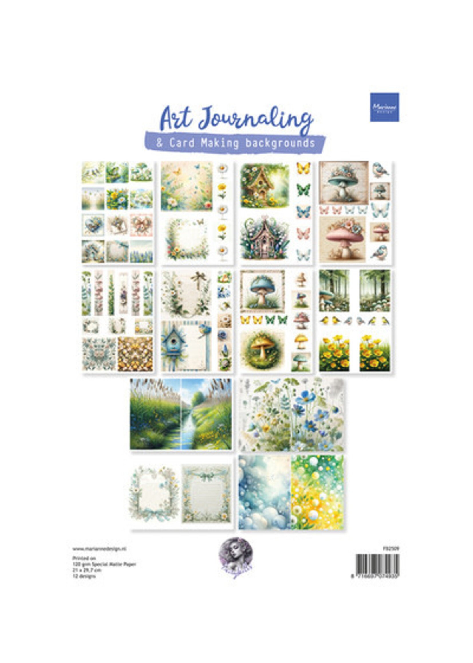 FB2509 - Art Journaling spring set by Fairybells