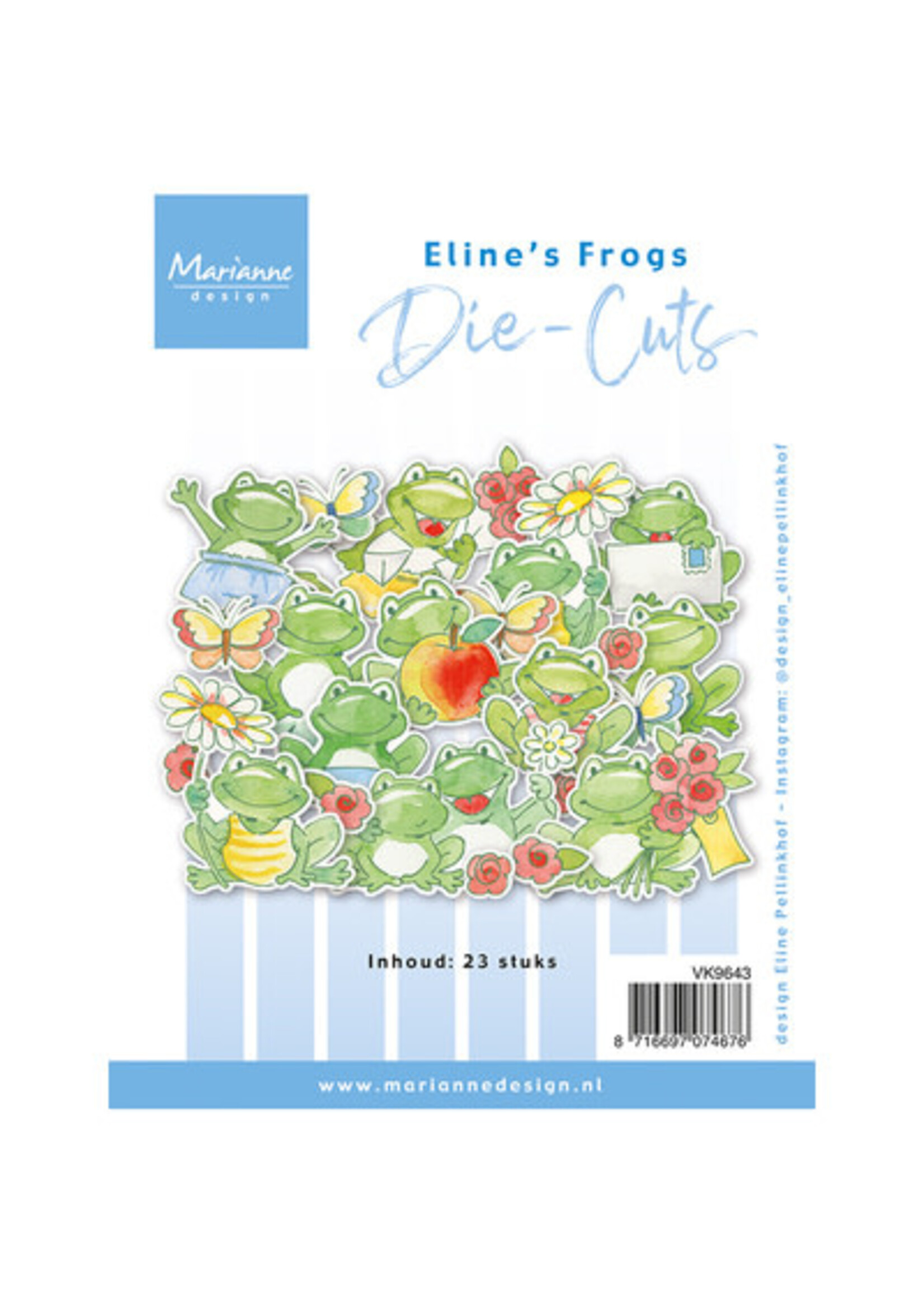 VK9643 - Die-cuts Eline's frogs