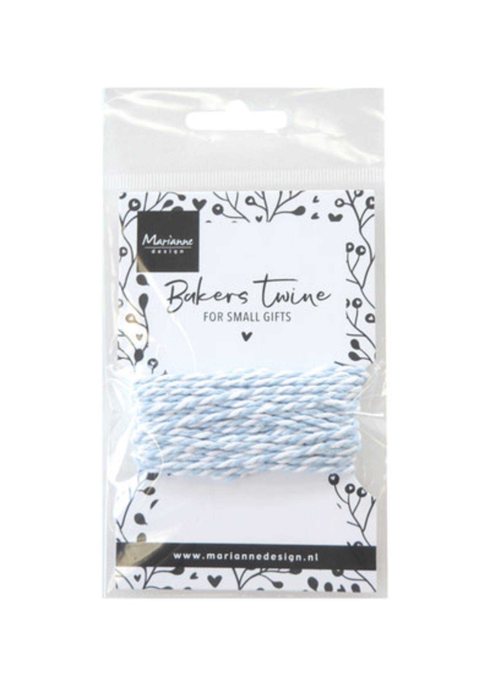 CA3225 - Bakers Twine - light blue / white