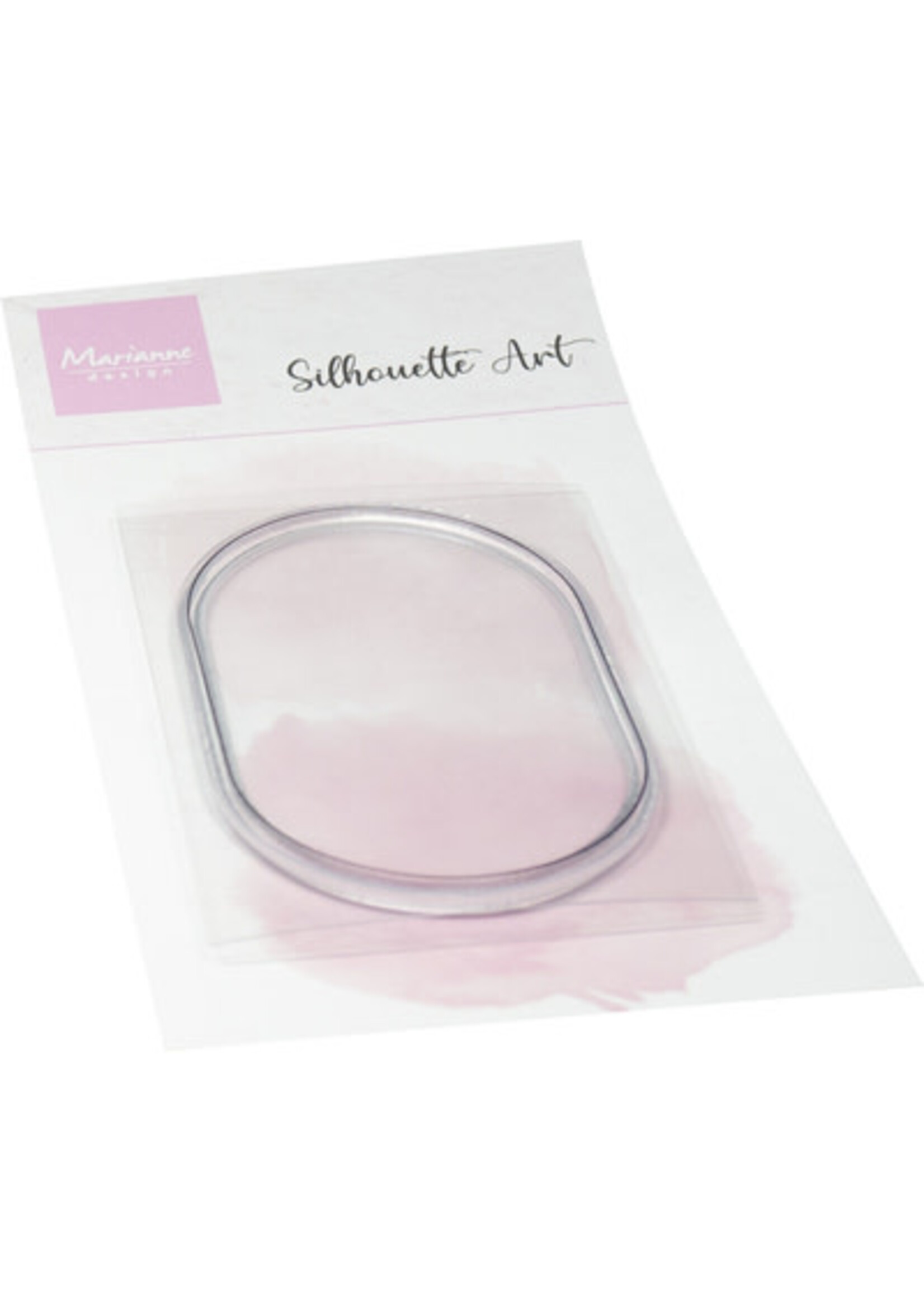 CS1187 - Silhouette Art - Oval frame