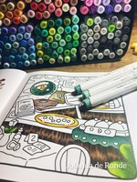 OHUHU Kleur workshop met Jolanda De Ronde 6 maart incl. kleurboek en gebruik van markers